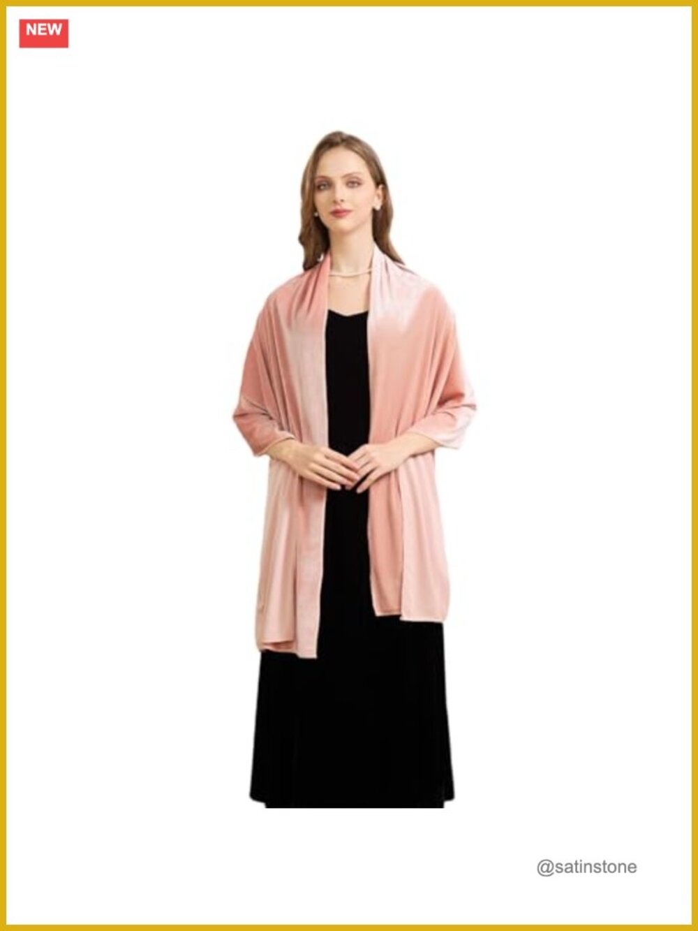 Velvet Shawl Wrap Scarf Wedding Evening Bridesmaid Cover Up